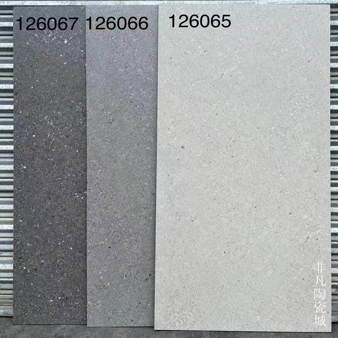 石灰石超细颗粒600*1200磨砂水磨石瓷砖客厅防滑地砖灰色墙砖商店