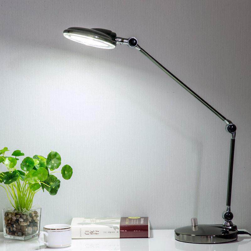 台灯护眼学习专用书桌面电脑阅读长臂折叠插电酒店工作全光谱覆古