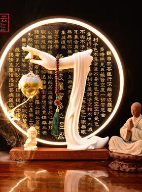 新中式禅意倒流香摆件家用室内办公室茶桌装饰摆设创意茶台香薰炉