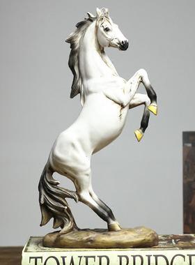 马摆件马到成功雕塑办公室书架装饰品家居工艺品书房酒柜小摆设