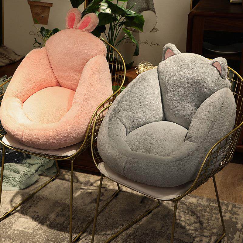 四季坐垫靠背一体屁垫椅子垫凳子办公室久坐垫子餐椅座垫座椅靠垫