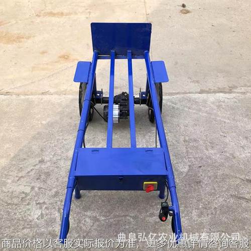 加厚电动手推车山地爬坡鸡公车养殖场饲料化肥鸡粪带斗手推车厂家