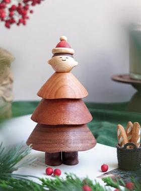 山舍｜小树摆件 实木可爱治愈 桌面摆件车载 圣诞送朋友闺蜜礼物