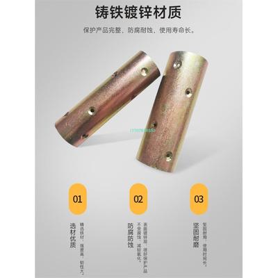 新品移动高压喷砂机气动除锈砂管直通代替龙爪中接快速铸钢连接头