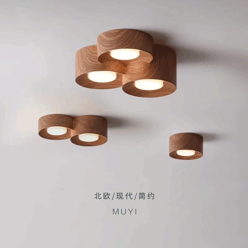 走廊过道吸顶灯创意大理石纹明装筒灯斗胆灯入户玄关阳台无主灯具