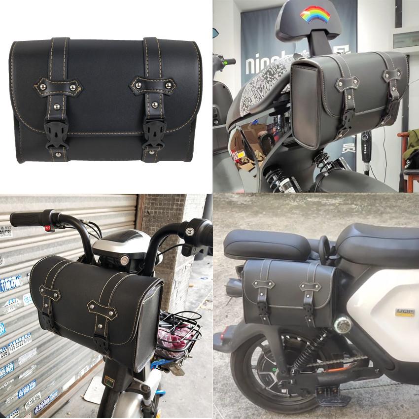 踏板车摩托车挂包前后储物包电瓶电动车复古防水车头尾包侧边包