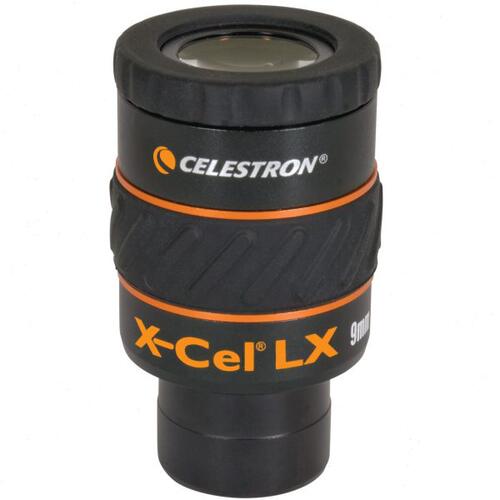 星特朗 X-CEL LX 9mm目镜 60度超广角 星云/行星目镜 1.25英寸