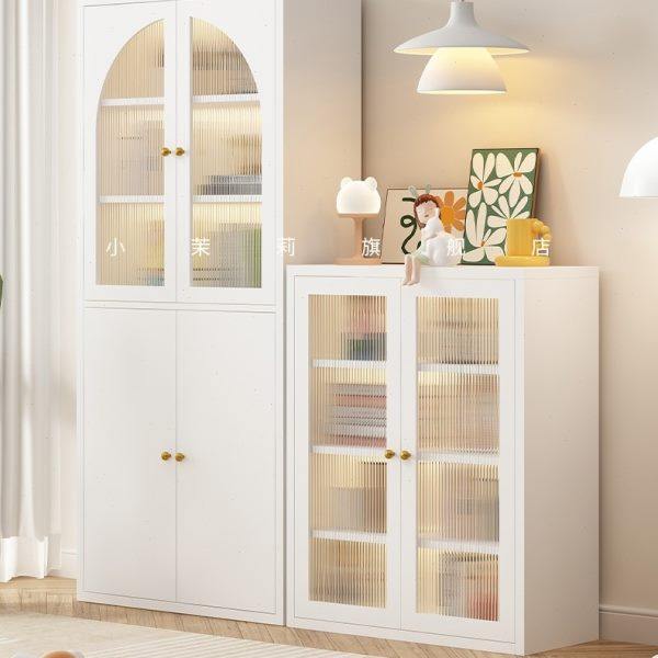 矮书柜落地靠墙带玻璃门简约现代自由组合儿童书架客厅展示储物柜,住宅家具,儿童书柜,淘宝优惠券,粉丝福利购,淘宝优惠卷