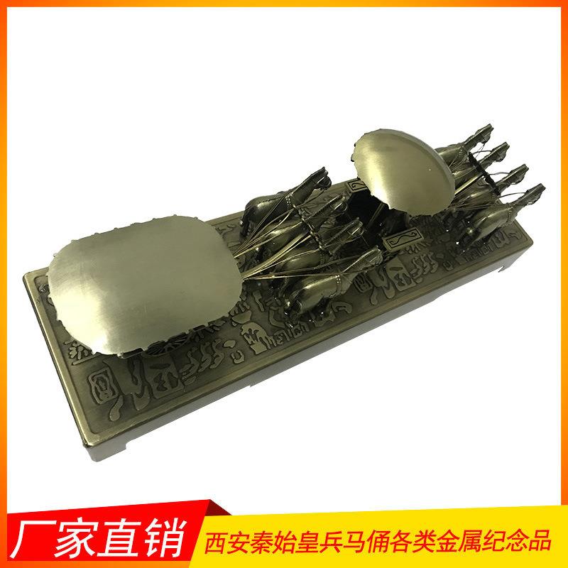 秦始皇陵铜车马 一二号马车兵马俑 西安旅游纪念品摆件金属工艺品
