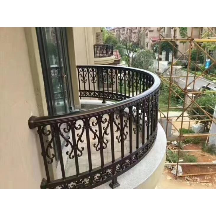 上海铝艺阳台护栏别墅围墙庭院围栏铝合金扶手栏杆室外防护栏栅栏