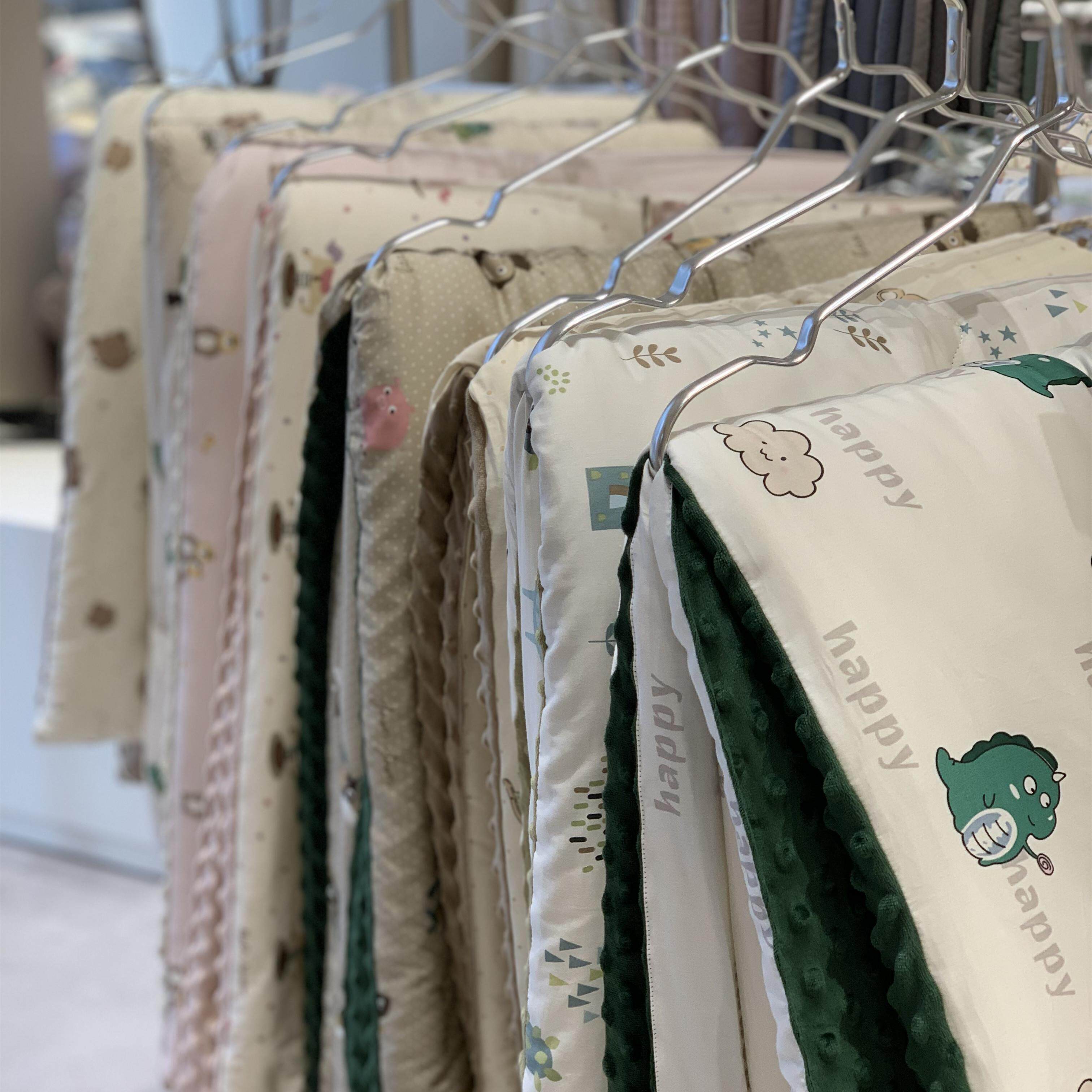 韩国大鹅卡通儿童60支长绒棉全棉加厚豆豆被秋冬保暖单人大豆被芯