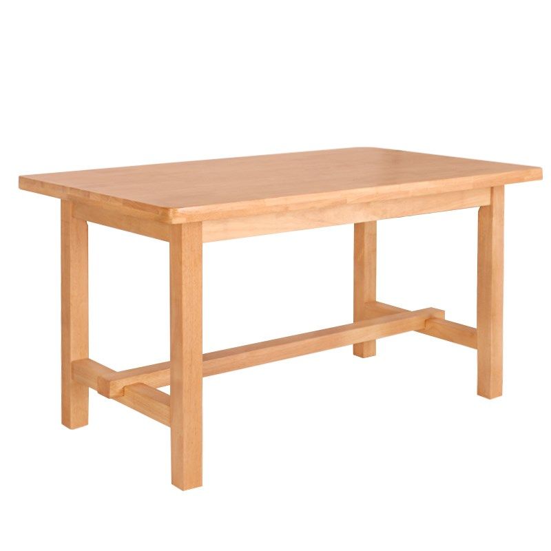 北欧实木餐桌大板桌现代简约原木餐桌书桌工作台餐厅会议长条桌子