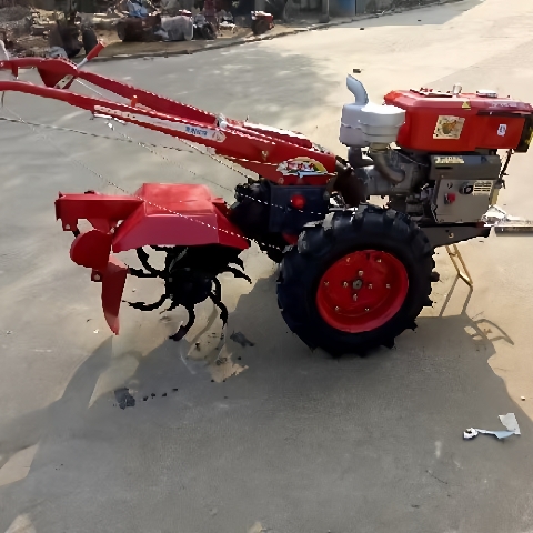 8-22马力行走式耕田机牵引式单双铧犁地机柴油大马力手扶拖拉机