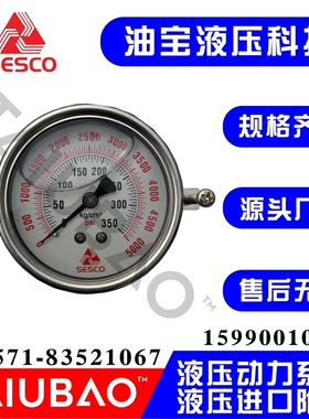 sesco压力表 70kg法兰背接式 TAIUBAO