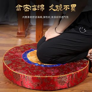 拜垫跪垫家用礼佛打坐垫莲花蒲团垫寺院磕大头拜垫禅修垫佛具用品
