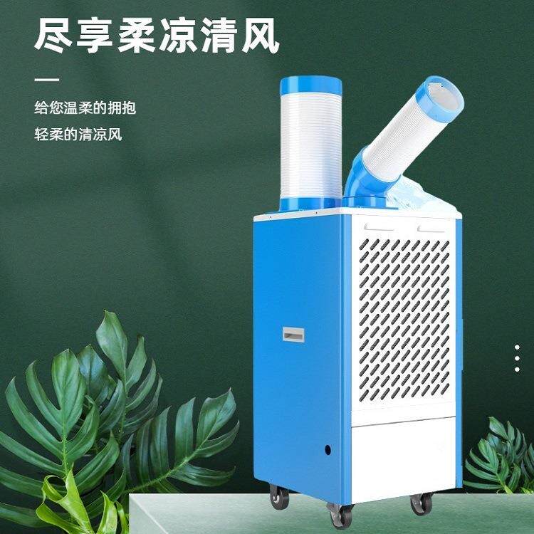 大面积制冷空调扇 厂房车间用大功率凉气机 移动式65型冷风扇