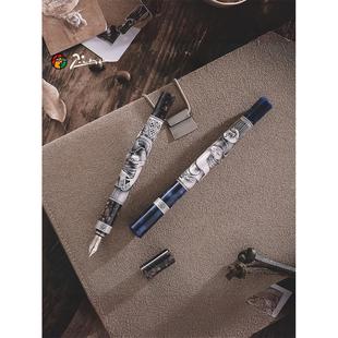 毕加索88系列14K金笔钢笔商务男士高档办公用练字墨水笔定制礼盒