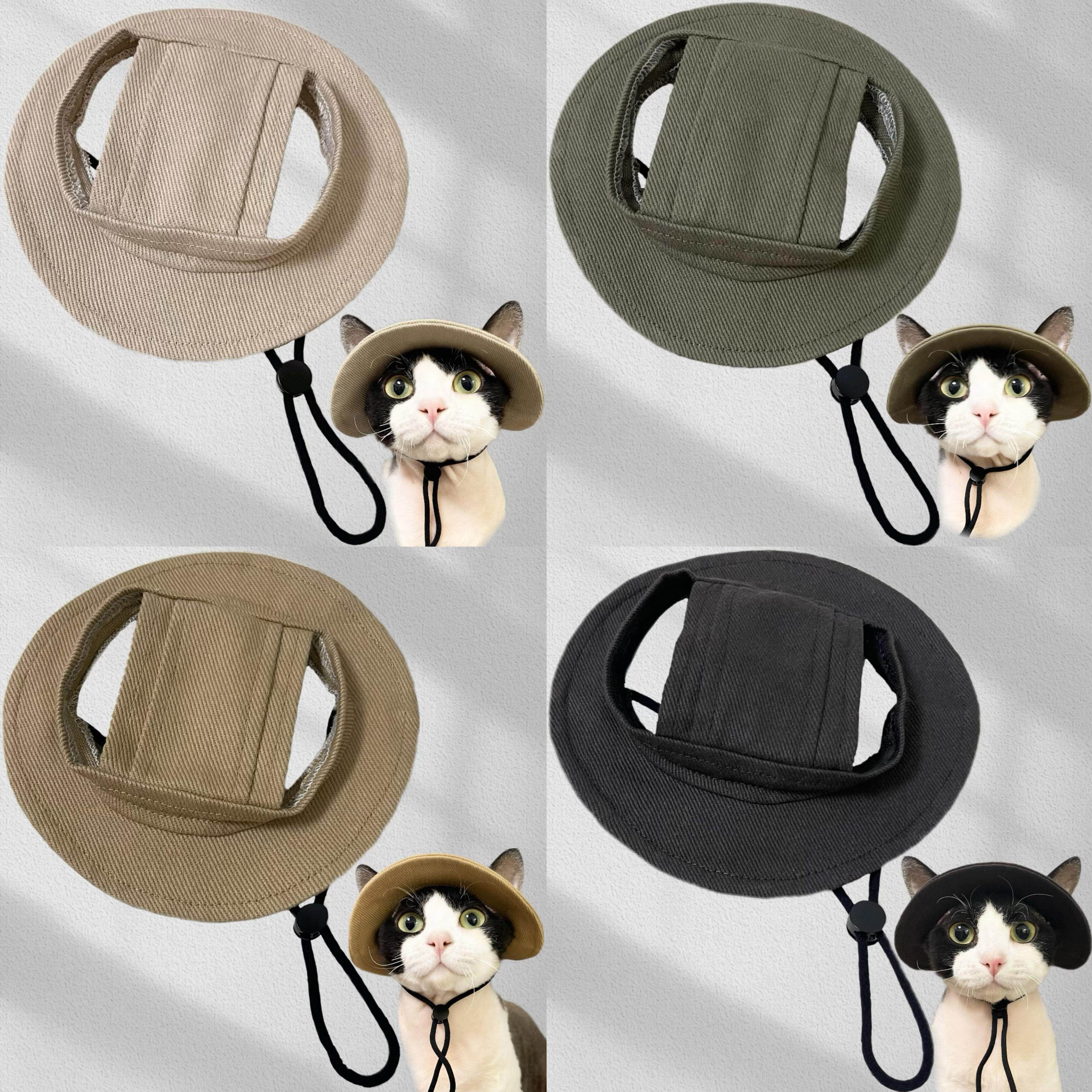 小八总德文猫无毛猫宠物帽子可调节遮阳帽防晒露营户外牛仔棉渔夫,宠物/宠物食品及用品,帽子,淘宝优惠券,粉丝福利购,淘宝优惠卷