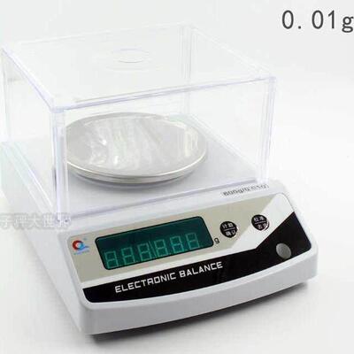 浦春JE电子天平0.01g克高精度百分位电子秤实验室精准秤0.1g0.001