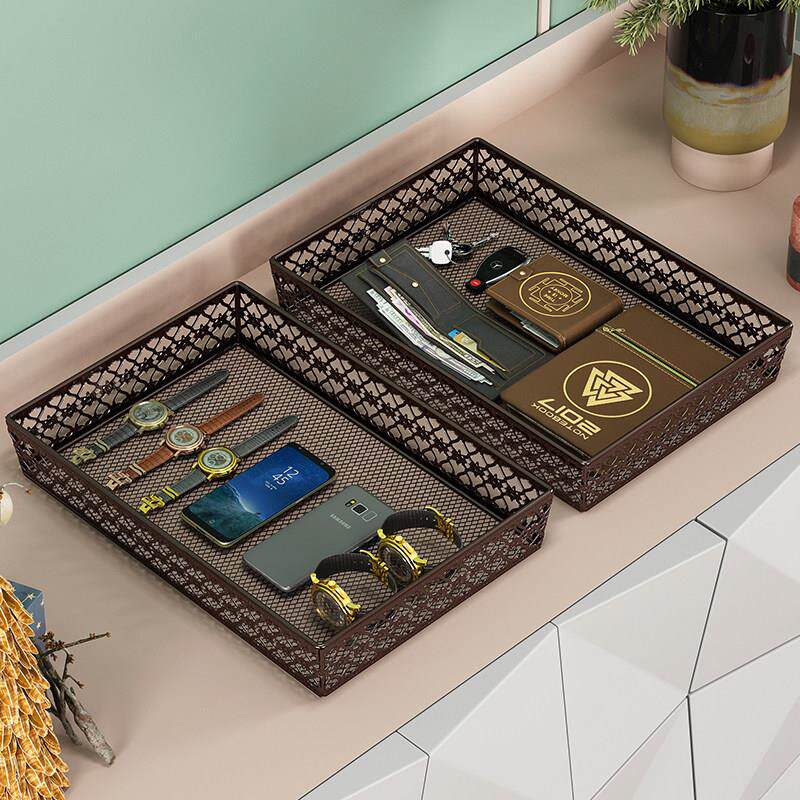 德国钥匙茶几进门口收纳入户收纳盒筐客厅挂架玄关摆件桌面鞋柜上