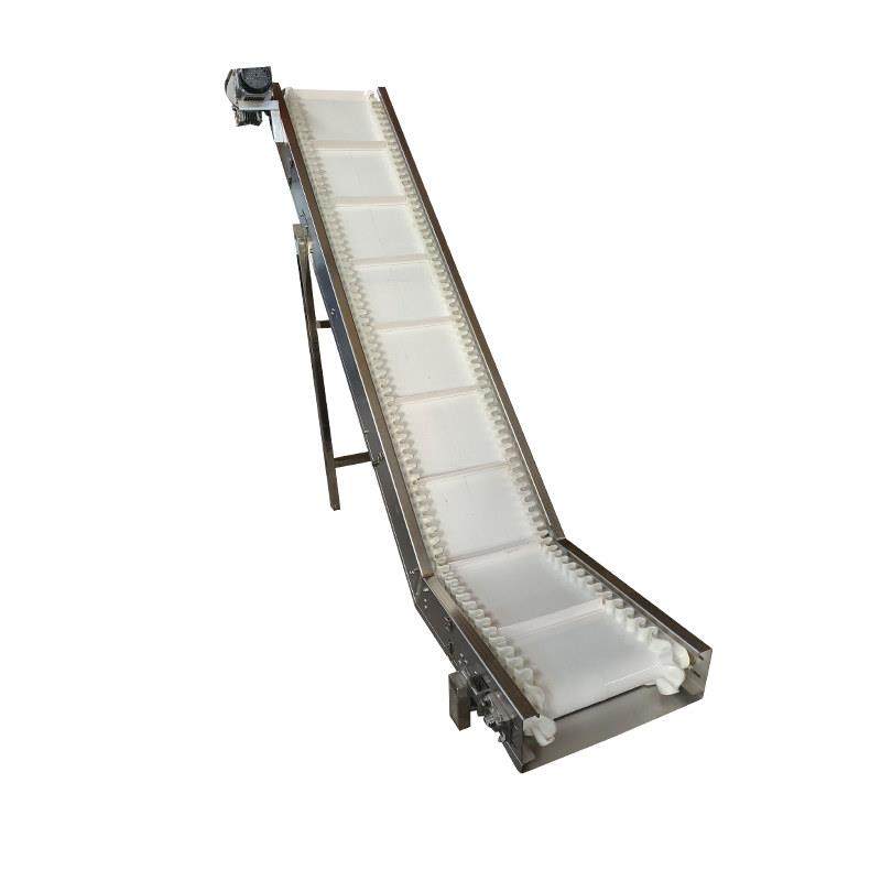 小型皮带提升机快速包装纸箱装配线运输裙边提升机食品带式输送机