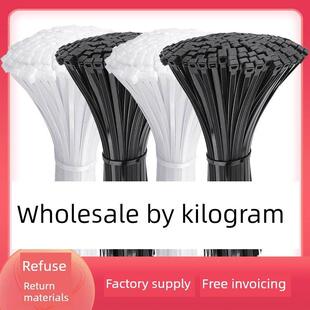 尼龙扎带大量生产4*300X5*600*500下水道卷绕带扎榴莲自锁扎带