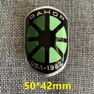 饰贴纸标牌头管标车架前叉配件dahonn铝合金 自行车山地车标装