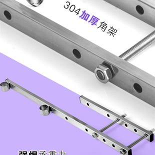 阳台栏杆晾衣架家用凉衣架不锈钢护D栏窗框户外飘承重防盗窗晒衣