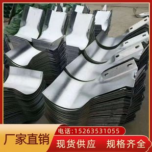 波形护栏端头 高速公路波形护栏弯头防撞双波护栏板镀锌喷塑配件