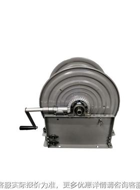 船用电缆卷盘手摇锈高压水鼓业FPR不工级收线器防爆矿钢用电缆卷