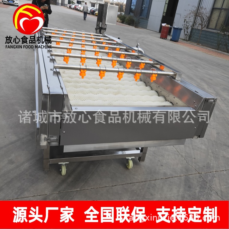海参生蚝平行毛辊清洗机 毛刷清洗机厂家 海螺扇贝清洗机