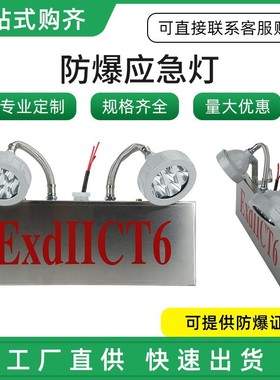 厂家直销BAJ2*3W防爆应急标志灯304不锈钢材质应急180分钟3H