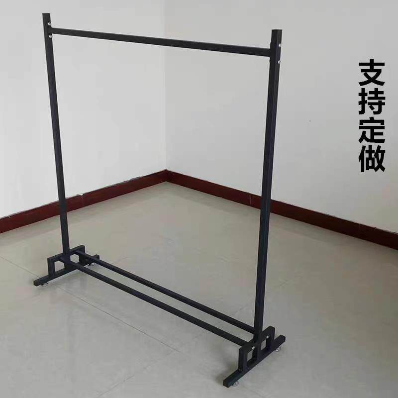 服装店展示架落地式服装货架卧室衣服挂架挂衣服架子落地衣架单杠
