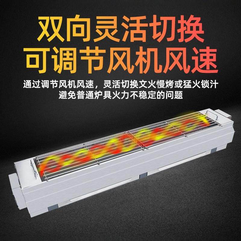 商用包钢烧烤炉加厚炭烤炉户外摆摊大号木炭炉子不锈钢烧烤架定制