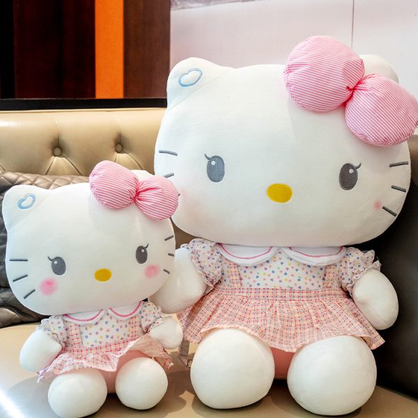 HelloKitty公仔可爱凯蒂猫KT猫咪玩偶布娃娃毛绒玩具儿童女生礼物