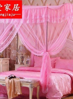 单帐光帐纱11235拱三高开门B加厚蚊加锈钢支落地宫廷式公主形蚊