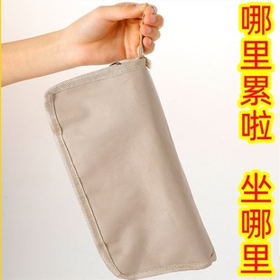 y折叠凳手包钱包凳户外露营便携凳 笔袋折叠小马扎折叠椅子笔袋式