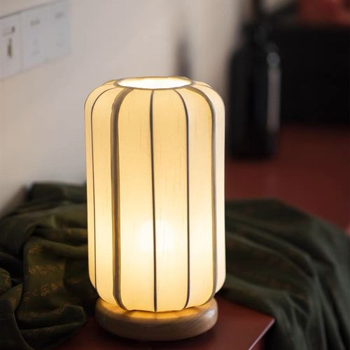 白驹谷 新中式复古台灯 古w典手工可调节无线充电夜灯 气氛灯