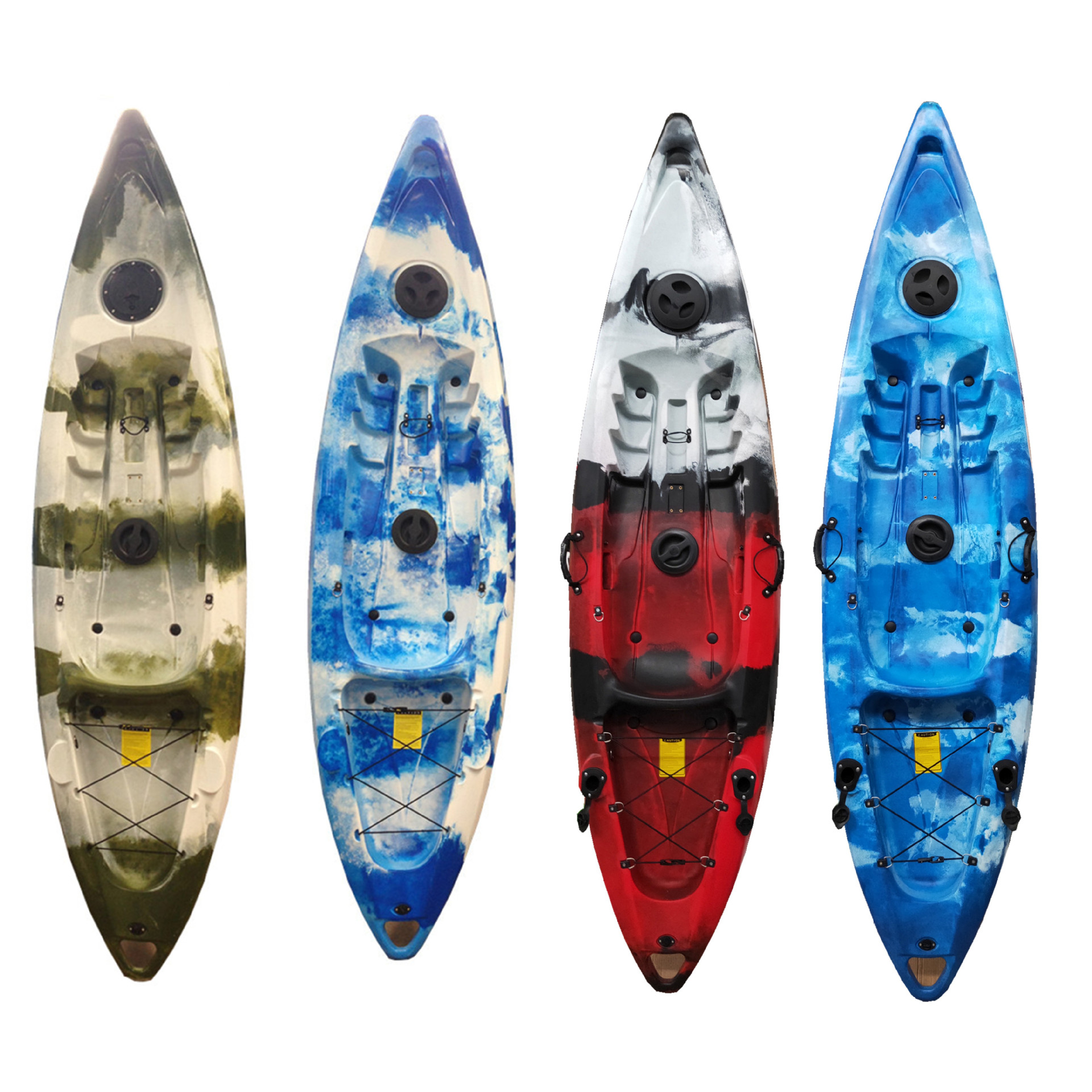 厂家直销3米单人塑料皮划艇平台舟钓鱼艇