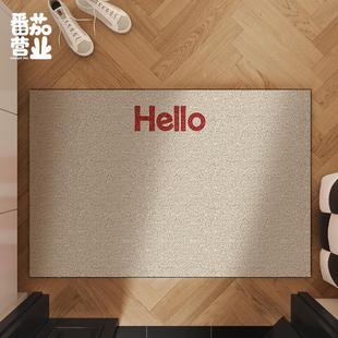 丝圈入户垫可裁剪玄关进门蹭脚除尘门垫简约现代家用地垫 纯色韩式