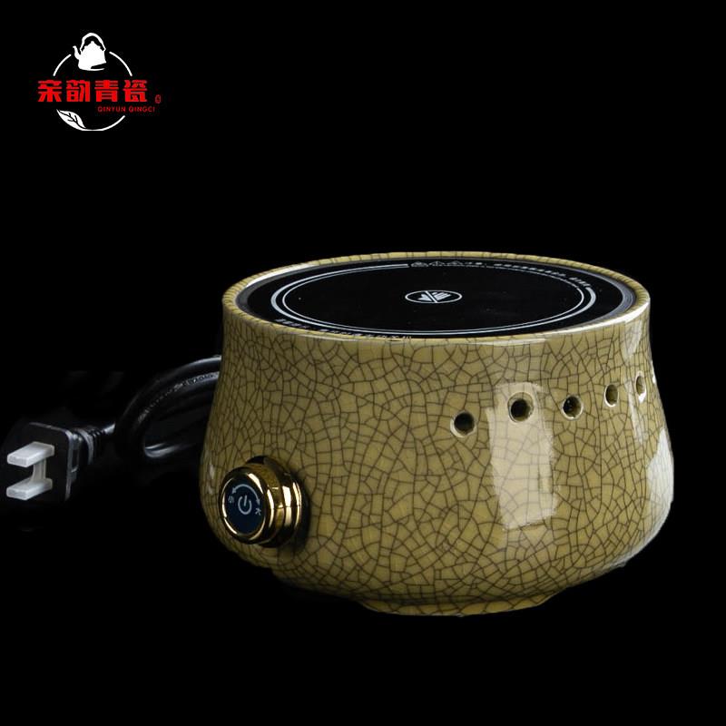 亲韵电陶炉煮茶器玻璃煮茶壶烧水壶全自动蒸汽煮茶炉茶具套装家用