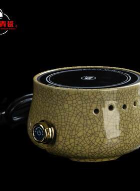亲韵电陶炉煮茶器玻璃煮茶壶烧水壶全自动蒸汽煮茶炉茶具套装家用