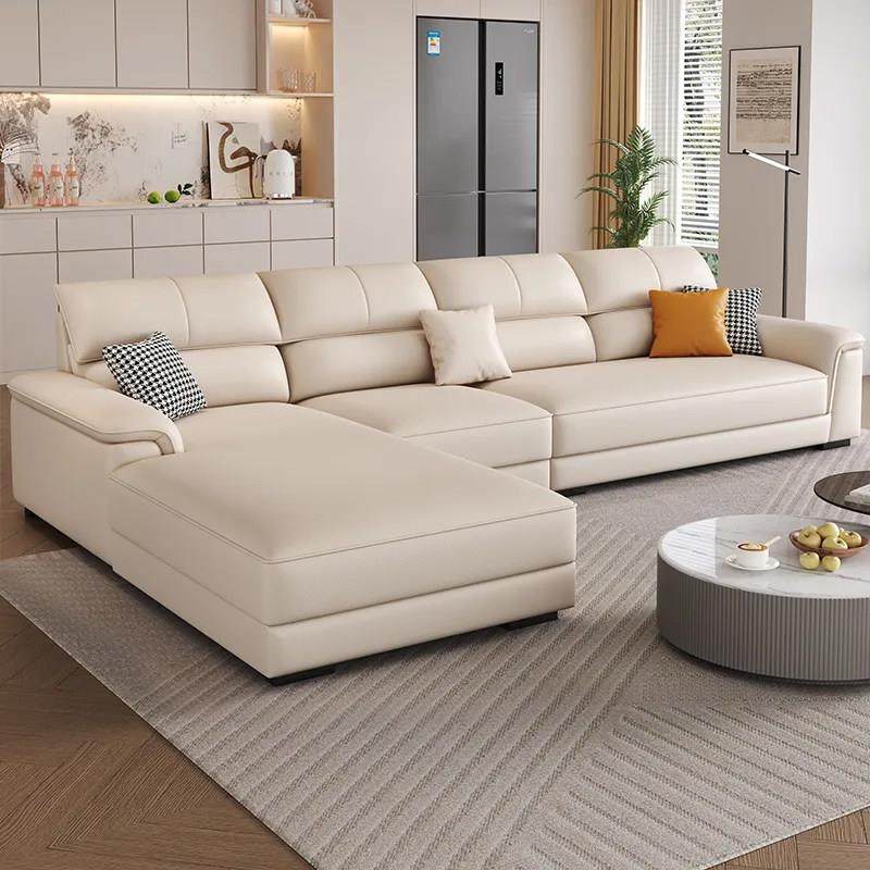 2025新款猫抓布沙发现代简约贵妃沙发小户型家用棉麻布艺沙发客厅