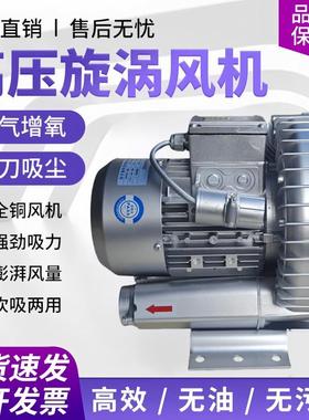 2RB310A01粉碎机送料高压风机0.55KW单相220V抽真空吸料电机马达