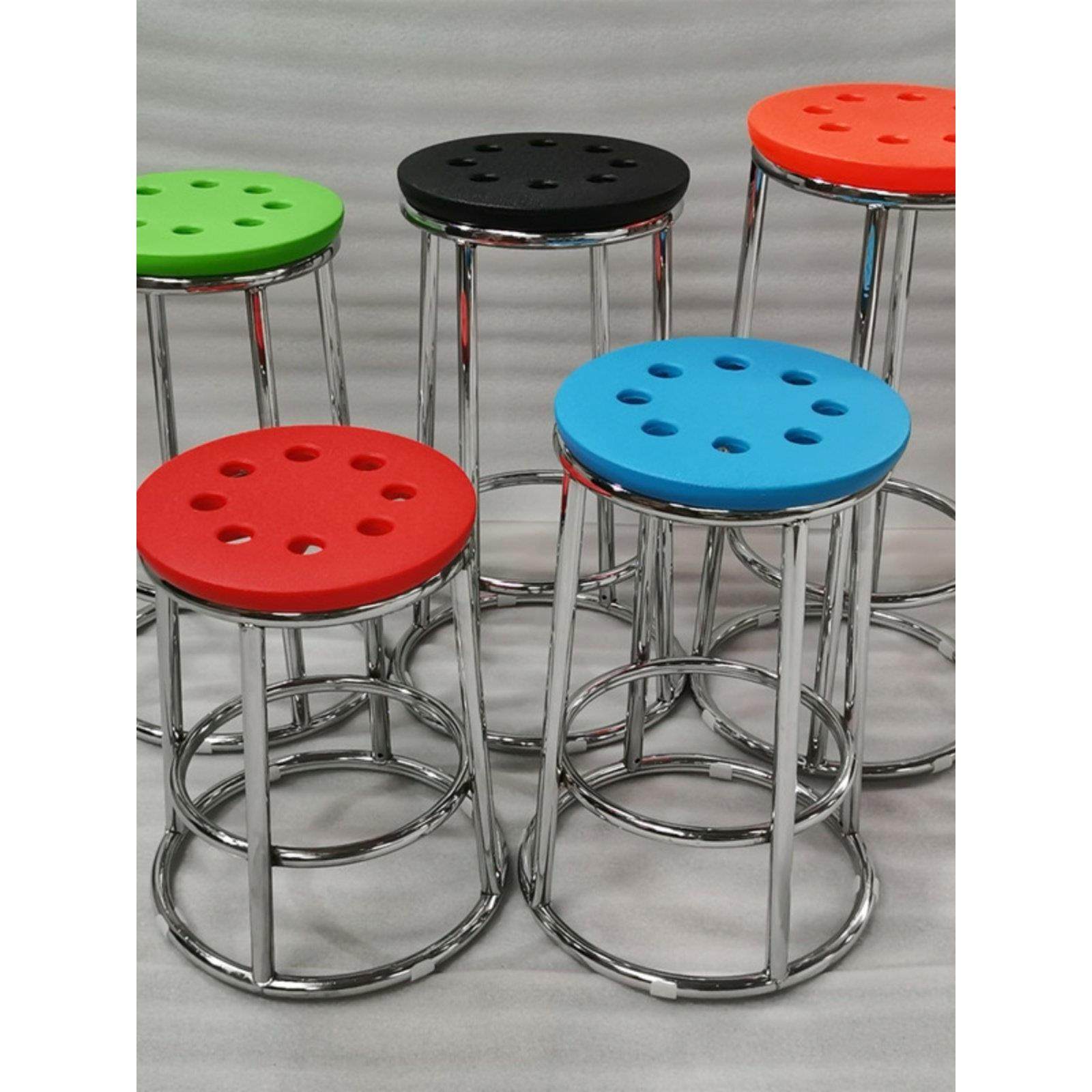 凳子可叠放餐桌板凳家用加厚塑料凳高脚凳实木加粗钢筋圆凳摆摊凳,住宅家具,其它凳子,淘宝优惠券,粉丝福利购,淘宝优惠卷