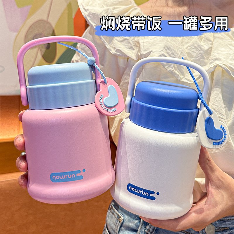 焖烧壶316不锈钢焖烧杯双层真空保温焖烧罐冬天闷煮粥便携式饭盒