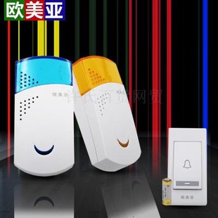 无线门铃可调音门铃电子门铃家用老人无线呼叫器交流电远距离 数码
