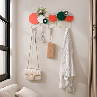 创意进门门口挂衣架墙上壁挂墙壁玄关挂衣钩免打孔入户门衣服挂钩