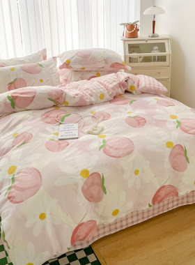 定做订制全棉纯棉四件套榻榻米拼接高低床220*23L0*240*250cm被套