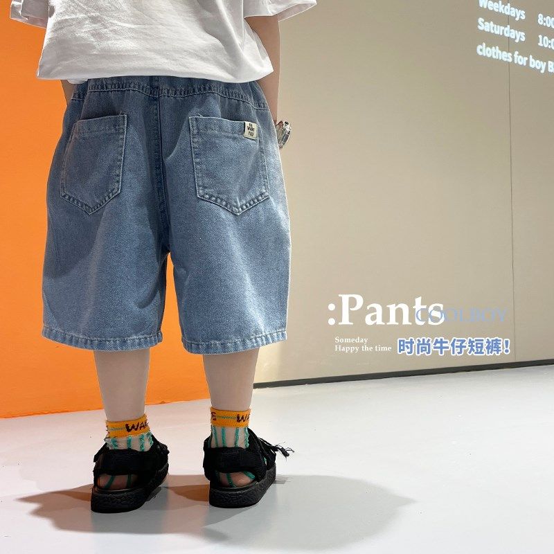 男童牛仔短裤夏季2025新款儿童洋气韩系薄款休闲裤帅气宝宝七分裤,童装/婴儿装/亲子装,裤子,淘宝优惠券,粉丝福利购,淘宝优惠卷